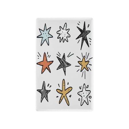 IAUYY Retardant PC Material Unused Outlet Cover Switch Plate Covers Easy DIY Installation with Screws Light Switch Cover Plate Black Ink Drawing