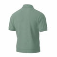 thumbnail image 6 of IWRICH Men's Corduroy Short Sleeve Polo Shirts Button up Solid Color T Shirts Summer Casual Stylish Textured Tops with Pocket GN2 S, 6 of 8