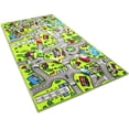 thumbnail image 2 of Kids Rug Carpet Playmat, Inlcuding Cars - City Life Learn, Have Fun Safe, Children's Educational, Road Traffic System, Multi Color Activity Play Mat! for Playing for Bedroom Playroom, 2 of 3