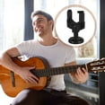 thumbnail image 4 of EeaseMX Juego de 6 colgadores de guitarra desmontables de pared con agarre de bloqueo automático y base (negro), 4 of 7