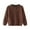 Coffee, variant on Kids Cardigan Girls Baby Girls Cardigan Long Sleeve Kid Button Sweater Girl Crew Neck Cardigans Uniform Sweater Size 12 18 Months (Pink,12-18 Months)