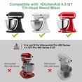 thumbnail image 2 of Alfombrilla deslizante para batidora KitchenAid con cabezal inclinable de 4,5 cuartos de galón, 2 of 7