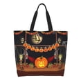 thumbnail image 1 of Easygdp Halloween Decoration Bolsas Tote para Mujer, Bolsos de Hombro para Viaje, Bolsos de Mano de Gran Capacidad para Compras y Trabajo, 1 of 8