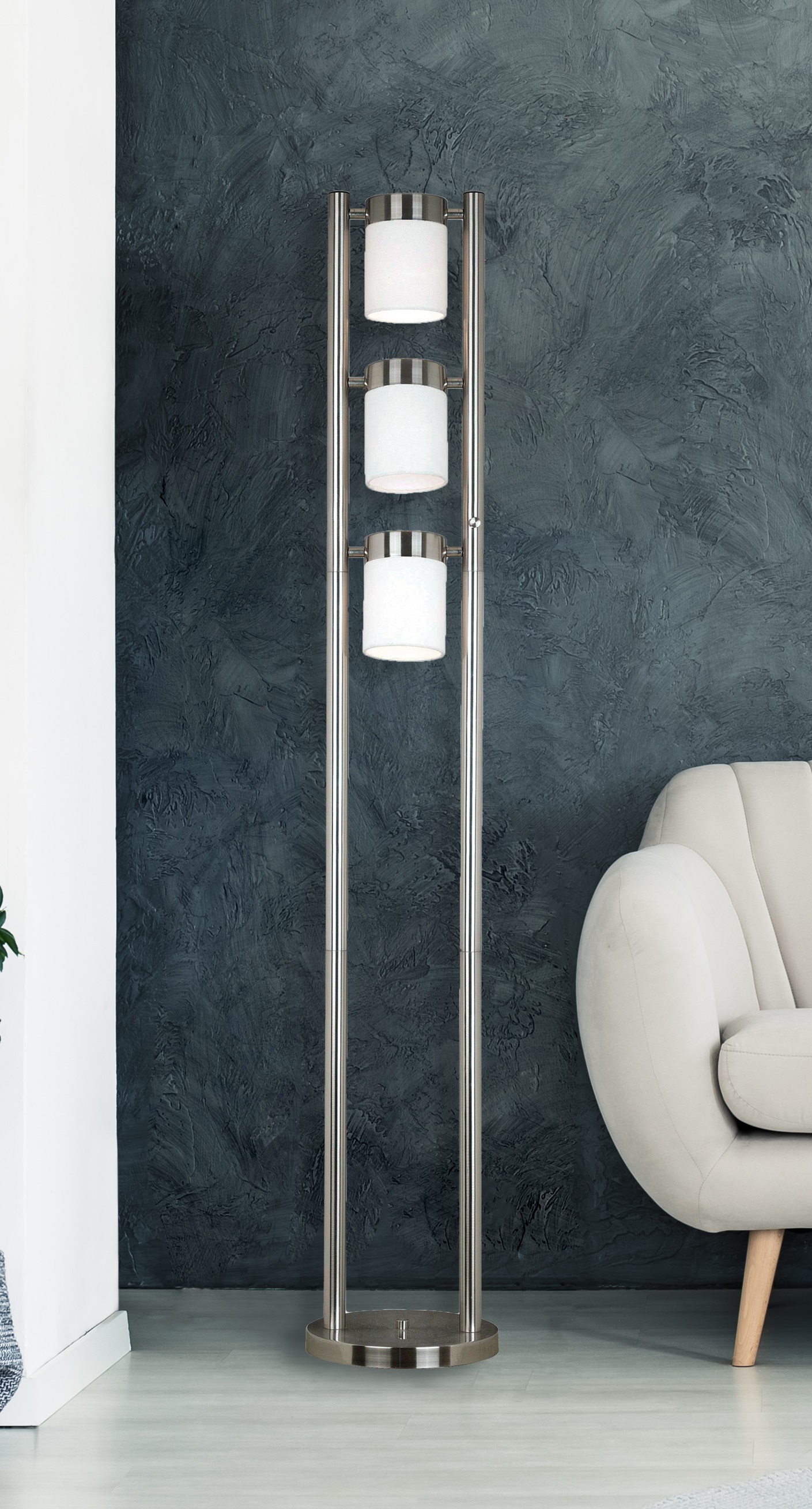 Kenroy Home 21001BS Matinee Floor Lamp