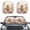 Capybara Cherry Blossom, variant on Binienty Capybara Car Windshield Sun Shade Funny Cute Cherry Blossom Floral Auto Front Windshield Heatshield Sunshade Easy Fold Auto Accessories Interior Protection