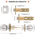 thumbnail image 2 of Este producto es ideal para ser utilizado como una cerradura de la puerta delantera, una cerradura de la puerta trasera o una cerradura de la puerta del dormitorio, 2 of 5
