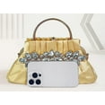 thumbnail image 5 of Kukuzhu Rhinestone Evening Handbags Women Chic Wedding Party Evening Clutch Purse Chain Shoulder Bag, 5 of 7