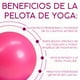 thumbnail image 2 of Pelota Pilates Yoga + Bomba Manual Centurfit  Rosa 60 Cm Fitness, 2 of 9