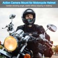 thumbnail image 3 of Action Camera Chin Mount for Motorcycle Helmet Strap Action Camera Mount Compatible with GoPro Hero 9 8 7 6 5, 3 of 5