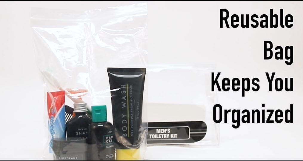 25 Pack of Bulk Wholesale 13 Piece Travel Size Hygiene Toiletry Kits Containing Shampoo, Conditioner, Body Wash, Toothbrush, Toothpaste, Deodorant, Hair Comb & More for Homeless Charity Donation