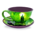 thumbnail image 3 of Taza de té y platillo Silver Buffalo Disney Villanos Maléfica, 3 of 9