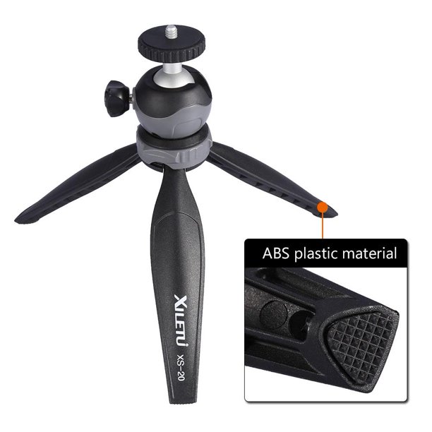 Mgaxyff 1/4 Camera Tripod, Ball Head Tripod,XILETU Mini Tabletop Tripod