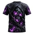 thumbnail image 5 of CONFREE Halloween Mens Short Sleeve Tshirts Crew Neck Skeleton Graphic Lightweight Hallowmas T-Shirts for Men, 5 of 5