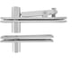 thumbnail image 2 of Bisagra giratoria, bisagra de puerta pivotante, bisagra de puerta pivotante oculta, bisagra de puerta pivotante hacia arriba y hacia abajo, acero inoxidable para gabinetes, guardarropas (plata) TUNC Sencillez, 2 of 5