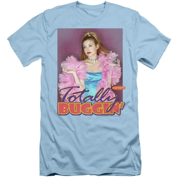 Clueless Totall T-Shirty Buggin Adult 30/1 T-Shirt Light Blue