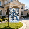 thumbnail image 5 of Christmas Garden Flag Double Sided Printed Festive Yard Banner Linen Outdoor Holiday Decoration for Patio, 5 of 6