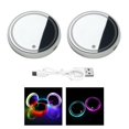 thumbnail image 3 of Paquete de 2 Luces para Portavasos de Coche, Posavasos LED para Coche, Almohadilla para Tazas, Lámparas de Atmósfera Estilo 04 Macarena Portavasos de coche, 3 of 8