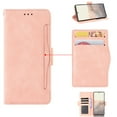 thumbnail image 1 of Flip Case for Googel Pixel 6 6.4" 2021, Allytech Premium PU Leather Magnetic Closure Foldable Stand Function Detachable Front Pocket Wallet Shockproof Purse Cover for Googel Pixel 6 5G, Pink, 1 of 7