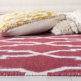 thumbnail image 4 of Safavieh Dhurries Astrid Geometric Runner Rug, Red/Ivory, 2'6" x 8', 4 of 10
