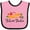 Pink and Black, variant on Inktastic Future Foodie Cute Vegetable Boys or Girls Baby Bib