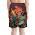 thumbnail image 3 of Splatoon Boys Swim Trunks Quick Dry Swimwear Surfing Bathing Suit Drawstring Elastic Waist With Mesh Lining, 3 of 7