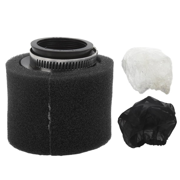 Kit de sistema de filtrado de admisión de limpiador de esponja de filtro de aire de 45 mm/1,8 pulgadas para motocicleta ATV 50-200 CC negro Jadeshay A