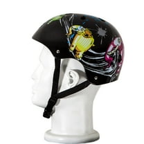 punisher skateboards elephantasm adjustable all-sport skate-style helmet, medium