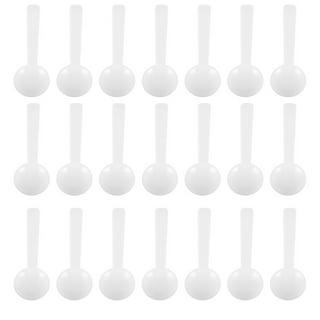 Micro Spoons 1 Gram Measuring Scoop Round Bottom w Hanging Hole 30Pcs -  White - Bed Bath & Beyond - 35770756