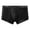 Black, variant on Men's Ice Silk Transparent Solid Breathable Square Bottomed Shorts Pink XL