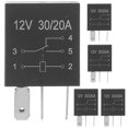 thumbnail image 1 of Relé automotriz de 5 piezas, relé automático de 12 voltios, relé a prueba de salpicaduras de 12 V, relé de 30 amperios, relé para automóvil, 1 of 6