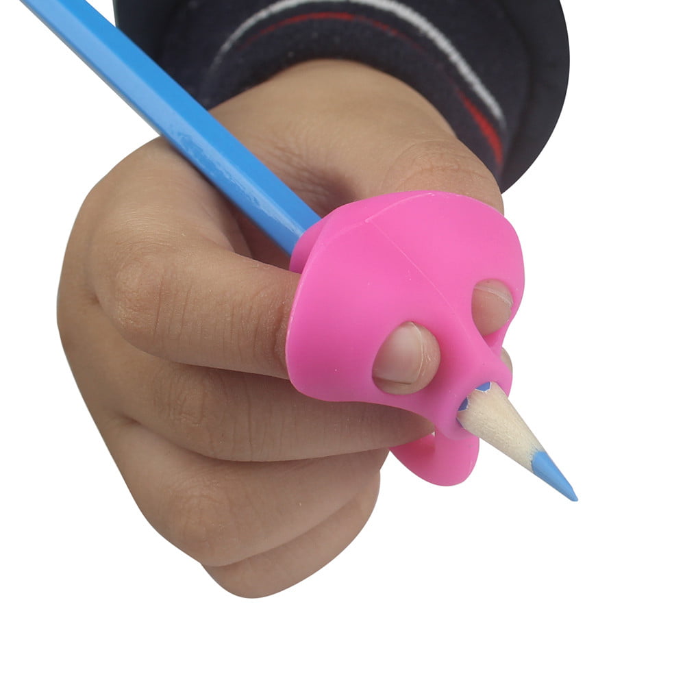 For Kid Pencil Holder Pen Writing Aid Grip Posture 3pcs/set Tools N7F5 