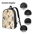 thumbnail image 4 of Banana Shaped Petals Backpack 17 Inch Set with Lunch Bag and CaseDurableTravel Bag Combo for Work Commuting Daily Use, 4 of 8