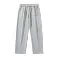 thumbnail image 4 of uikmnh Mens Sweatpants,Mens Winter Thickened Flannel Straight Leg Loose Pants with Solid Color and Comfortable Design for Sports and Leisure,Size L, 4 of 7