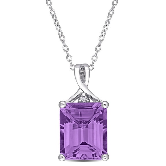 Everly Women's Amethyst and Topaz Sterling Silver Necklace