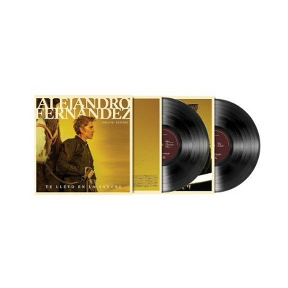 Te Llavo en la Sangre - Alejandro Fernandez - Deluxe 2 LP Limited Edition Vinyl