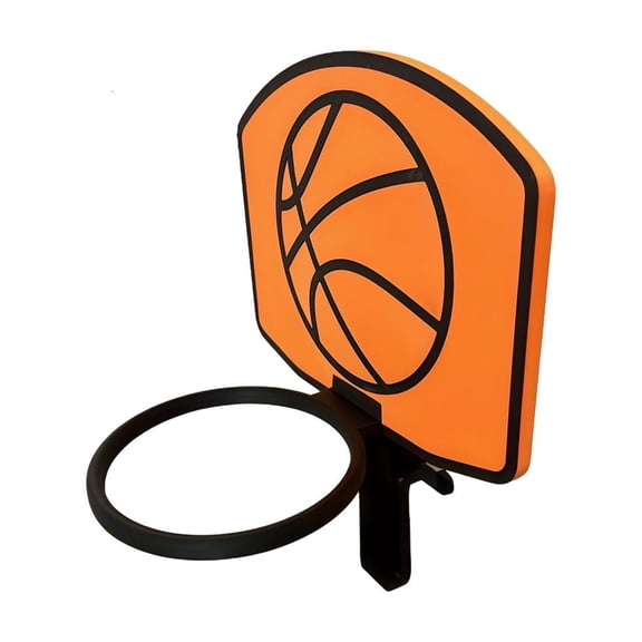 Osdhezcn Small Basketball Hoop Fun Game Stress Relief Trash Bin Clip On Basketball Toy