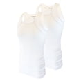 thumbnail image 3 of Different Touch 2 Pack Contrast Color G-Unit Tank Tops Muscle Rib Men Adult, 3 of 3