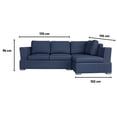 thumbnail image 4 of Sala Kessa Muebles Pisa Chaise Longue Azul Marino, 4 of 5