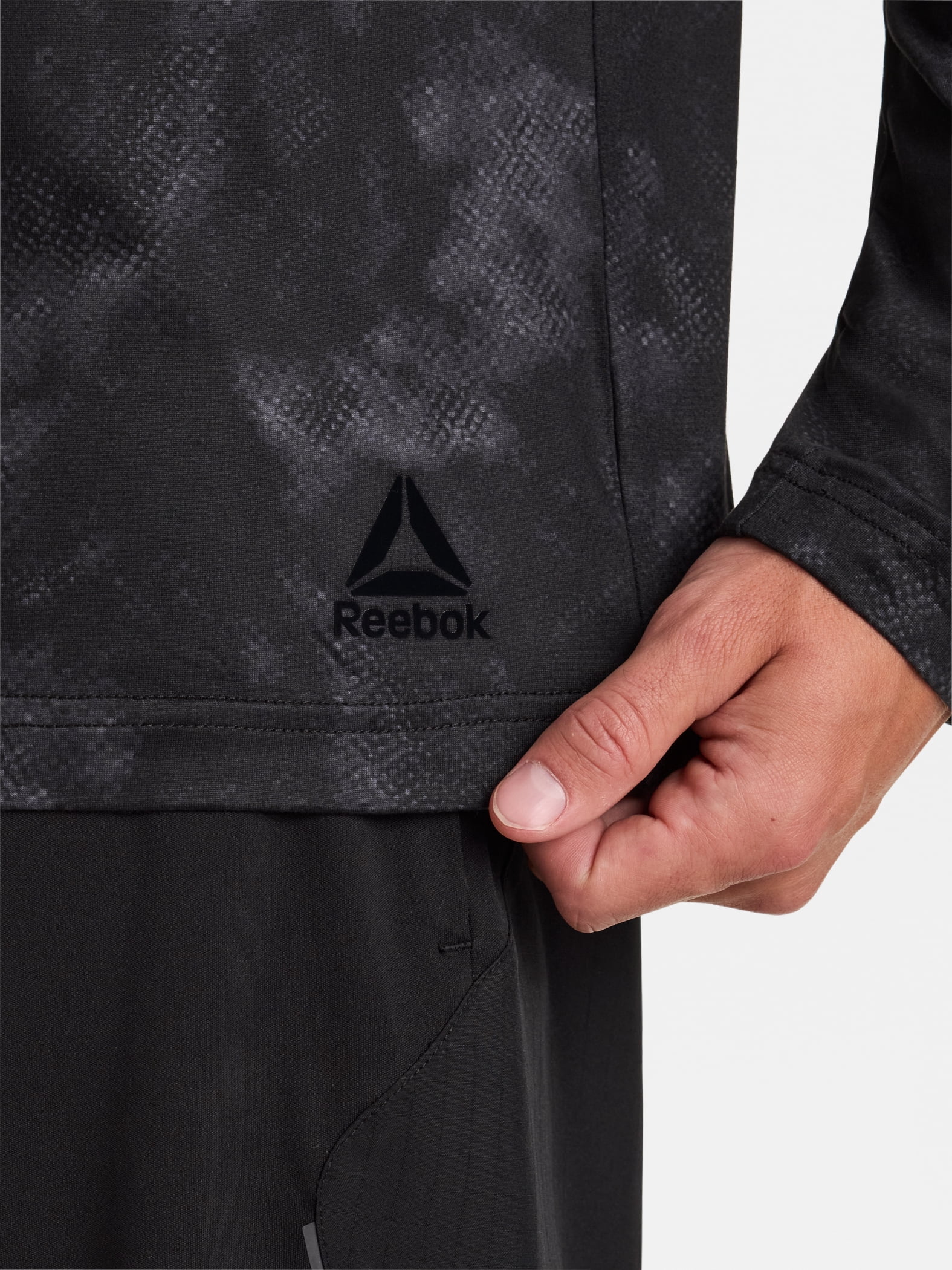 Reebok Men's and Big Men's Legacy Core Long Sleeve T-Shirt, Sizes XS-5XL