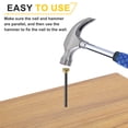 thumbnail image 4 of 100Pcs Picture Hanging Nails, 1.8 x 35mm Iron Decorative Hangers Reusable Hardware Tool for Hanging Pictures Mirrors, Gold & Black, 4 of 6