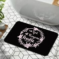 thumbnail image 2 of 1pc Religious Inspirational Quote Bathroom Rug Bathroom Decor and Accessories- Durable,Anti Slip,And Quick Drying,Suitable For Indoor/outdoor Use - Perfect For Bathrooms,Bedrooms,Kitchens, 2 of 9