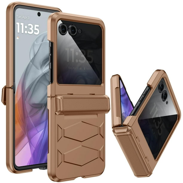 Funda GooseBox para Motorola Razr 2025 con pantalla de privacidad