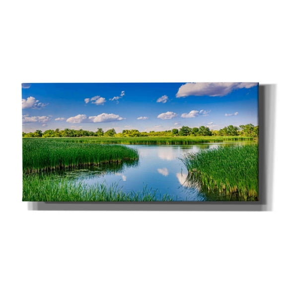 Epic Graffiti 'Midland Reflections 1' by Grace Fine Arts Photography, Canvas Wall Art, 24"x12"