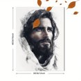 thumbnail image 3 of Qisvanset Framed Canvas Wall Art 12x16 Inch Jesus and Children Boho Sketch Bible Wall Art, 3 of 5