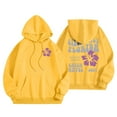 thumbnail image 6 of WENWU Womens Hoodies Long Sleeve Womens Pullover Hoodie Oversized Hoodie for Women Yellow Hoodie Y2k Fall Outfits for Women 2025 Trendy Trendy Womens Clothes, 6 of 7