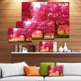 thumbnail image 3 of Mysterious Red Cherry Blossoms - Large Landscape Canvas Art, 3 of 4