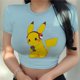 thumbnail image 1 of Camiseta Kawaii Y2k para mujer, Top de Anime, camiseta Sexy de Pokémon, moda Harajuku, ropa de Pikachu, Tops cortos de Pikachu qym unisex, 1 of 2