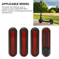 thumbnail image 3 of Electric Scooter Hub Cover, ABS Plastic 4PCS I And U Shape  Compatibility Scooter Rear Hub Reflector With Screws For M365 PRO PRO2, 3 of 8