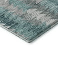 thumbnail image 4 of Addison Rugs Mayfield Washable Transitional Modern Teal Rectangle Rug, 1'8" x 2'6", 4 of 5