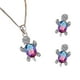thumbnail image 1 of Fiudx Conjunto de Joyas de Tortuga, Elegante Par de Collar y Pendientes, Diseño de Aleación Brillante, Perfecto para Bodas y Fiestas, Regalo Ideal para San Valentín y El Día de La Madre, Pieza de Mod, 1 of 2